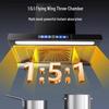 European Style High Suction Kitchen Range Hood: Top Mount T-Type with Automatic Cleaning.