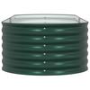 Elevated Planter Box Green 240 x 80 x 44 cm Steel