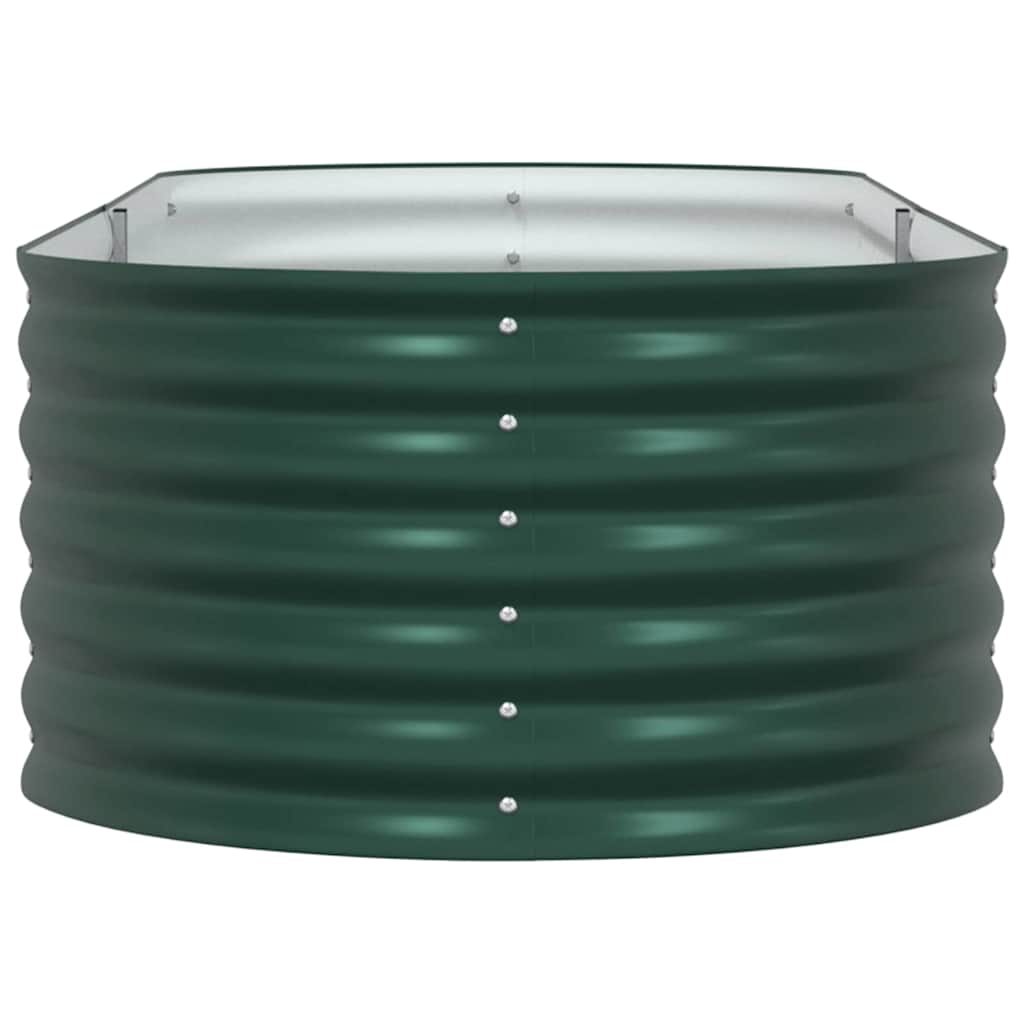 Elevated Planter Box Green 240 x 80 x 44 cm Steel