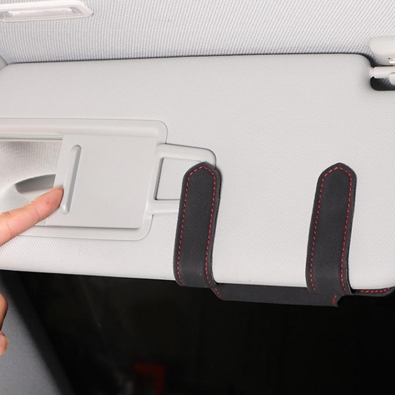 AGTZC1 Car Glasses Storage Sunglasses Storage Holder Interior Accessories For Porsche Panamera Cayenne Taycan 911 718 Macan Carrera-GT