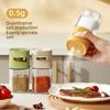 Glass Kitchen Salt and Seasoning Pot - Sealed Household Container