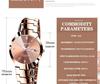 Korean Style Tungsten Color Ultra-Thin Waterproof Quartz Watch for Couples