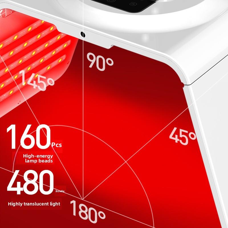 Спектрометр Салон красоты Фотонное омоложение Холодный нагревающий спрей Складной Красный и Синий Свет Контроль Акне Косметический Инструмент Бытовой