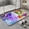 No Game No Life Anime Floor Mat Soft Flannel Non-Slip Rug Washable Floor Mat for Living Room Bedroom Home Decor