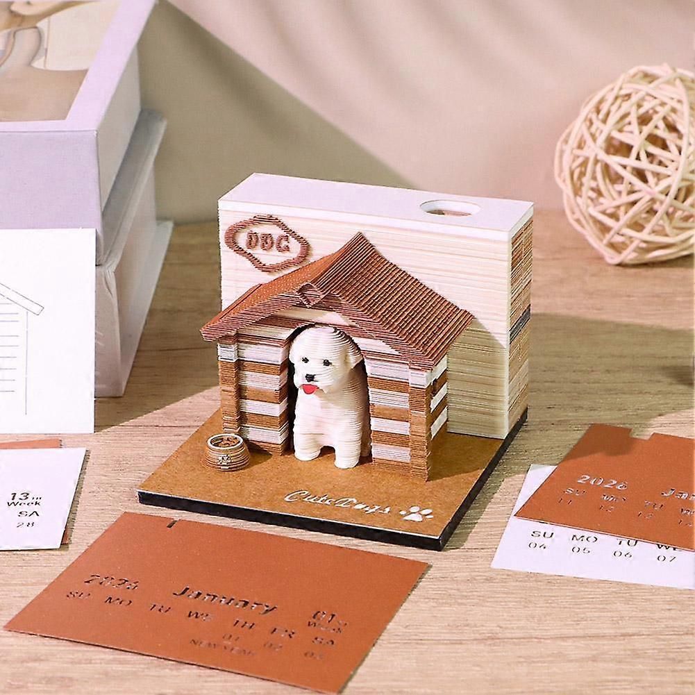 3D Notepad,8.5 * 8.5 * 6.8 CM