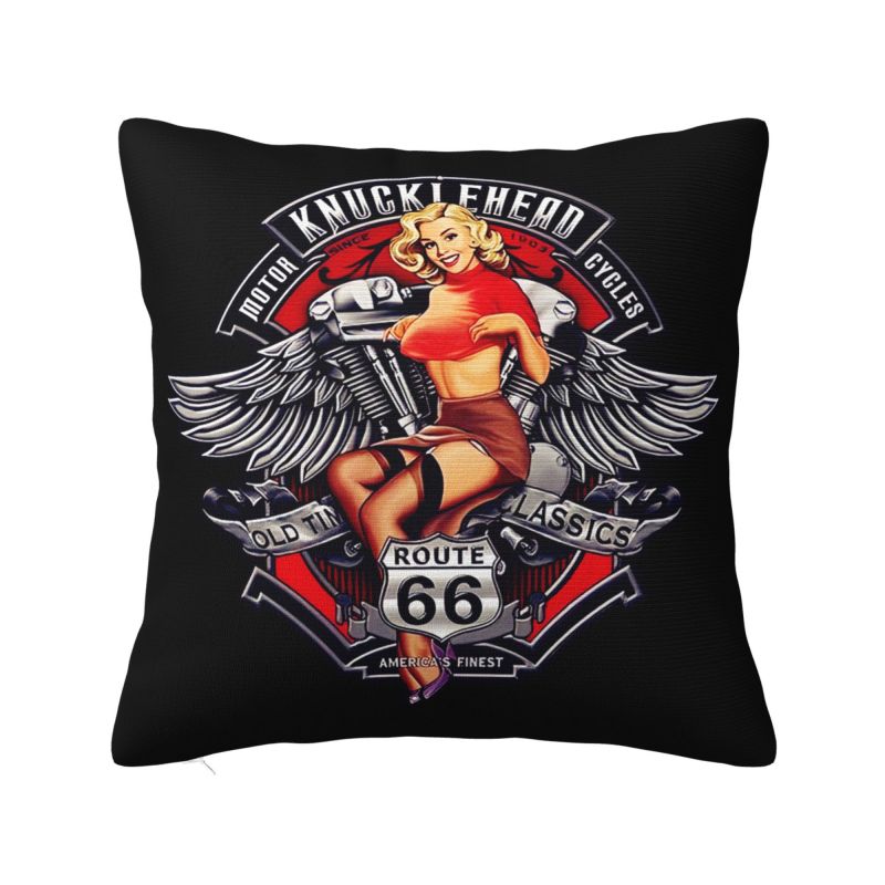 Route Throw Pillow Case cm Decor Home Cushion Cover Square Polyester Pillowcase Doublesided Printing
