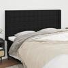 VidaXL Headboard with Ears Black 163x16x118-128 Cm Fabric3120022