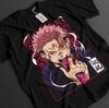 Футболка Jujutsu Kaisen Футболка Сукуна Футболка Годжо Итадори Мегуми Топ JJK Аниме Унисекс Футболка