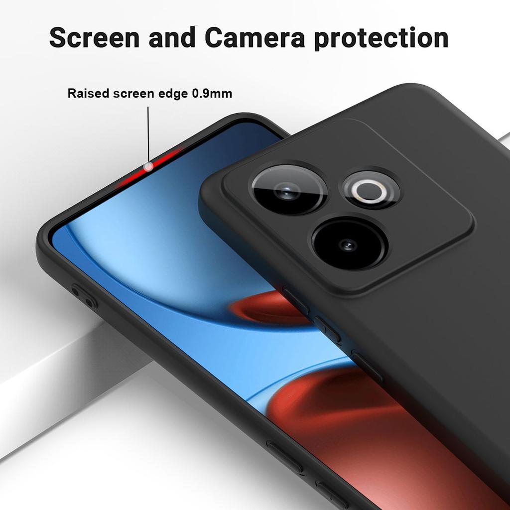 Для Realme GT 7T 5G/Realme GT 7 5G Чехол из жидкого силикона Задняя крышка телефона с ремешком для руки