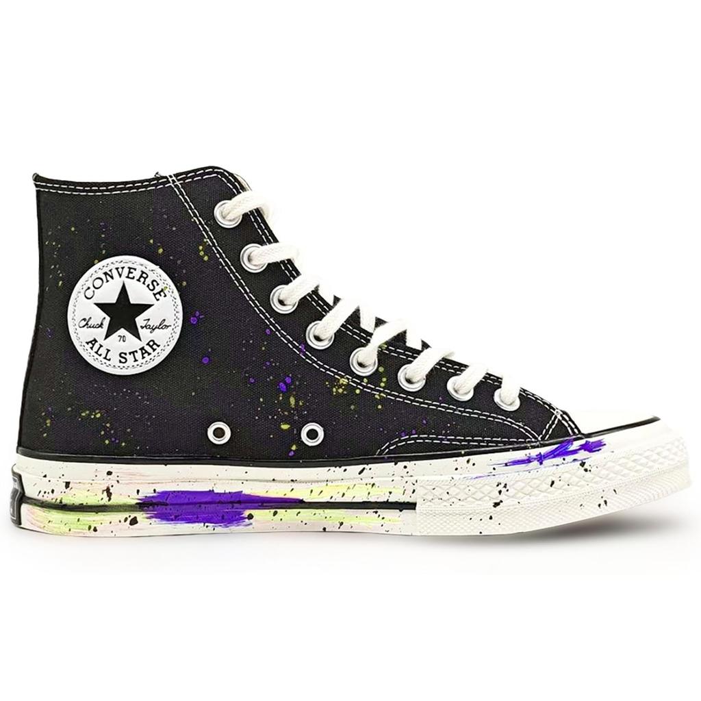 Converse Кеды Chuck 70 Высокие из износостойкого холста Унисекс Черные 162050C(Команда486-)