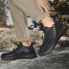 Мужская повседневная обувь Универсальная Натуральная кожа Мужская спортивная обувь Досуг Мягкая подошва Кроссовки Уличная Мужская Обувь для трекинга Кроссовки