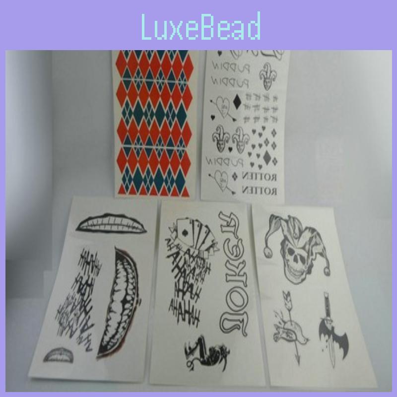 Отряд Самоубийц Харли Квинн Тату Наклейка Переводная Наклейка для Хэллоуин Декора