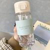 500 мл портативная бутылка для воды с трубочкой креативная симпатичная герметичная пластиковая бутылка для питья молока кофе чая сока стакана для напитков