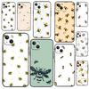 Bee Bumblebee Pattern Phone Case For iPhone 13 14 Pro Max 11 14 Pro Max 12 14 Pro Max mini 6 7 8 Plus SE 2020 Soft Cover