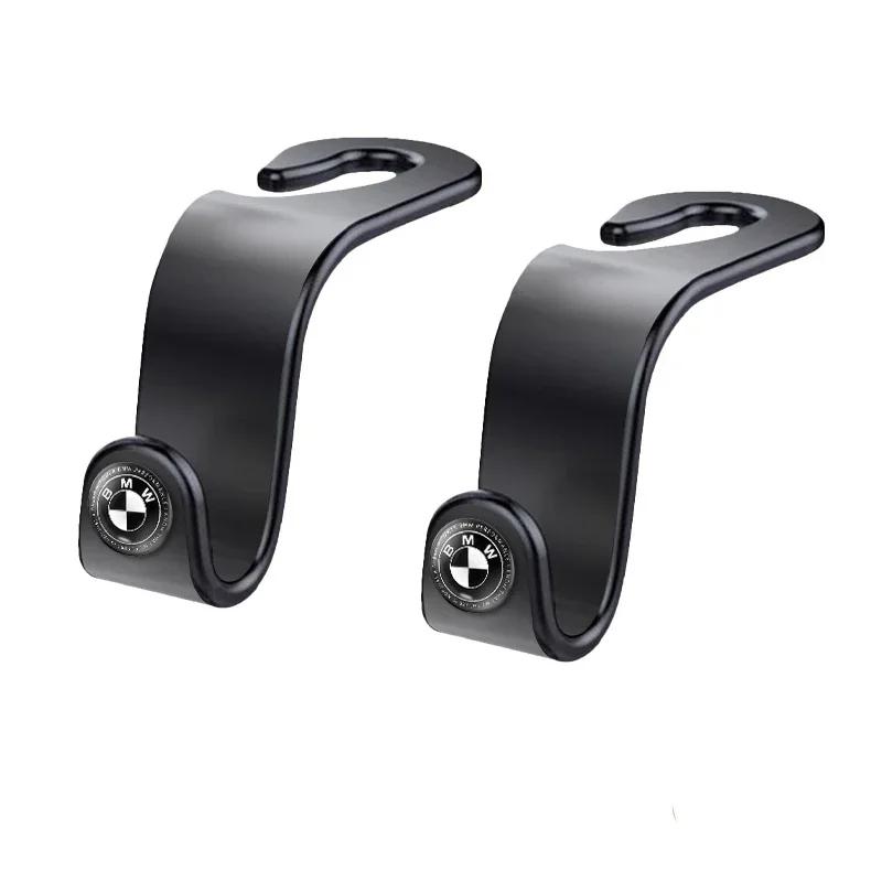 Car Sticker Car Seat Headrest Hook Auto Back Seat Storage Organizer Hanger For BMW M 50th E46 E90 E49 F30 F80 E36 E46 E93 E92 F3