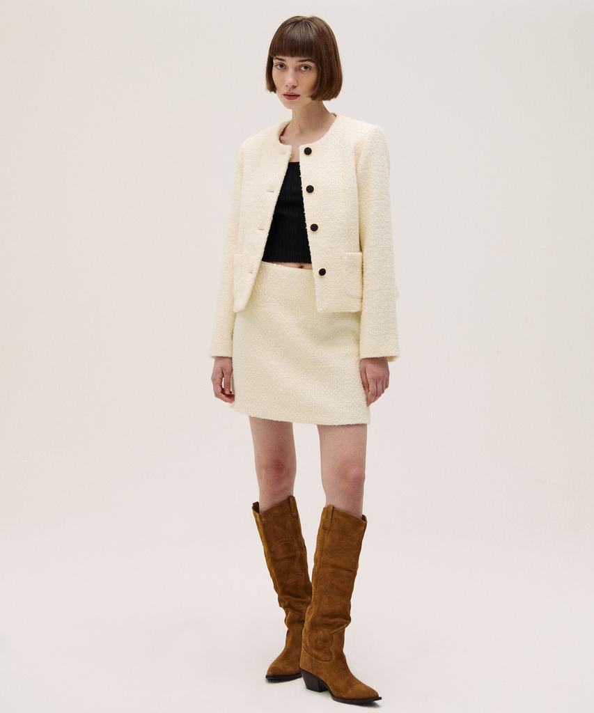 Hakesh Ave Skirt_Cream