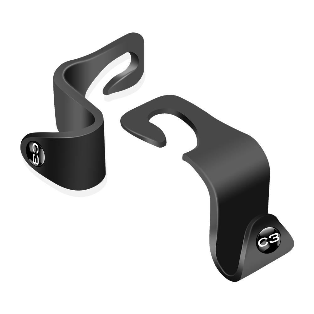 VYTR5 2pcs ABS Car Seat Hook Storage Hook Auto Accessories For Citroen C1 C3 C4 C4L C5 C6 VTS C-Elysee C4-Picasso Aircross Berlingo C8