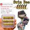 25Pcs/Box Yellow Simulation Bee Dry Fly Floating Foam Flies Trout Bass Perch Fly Fishing Flies Lure Size #10