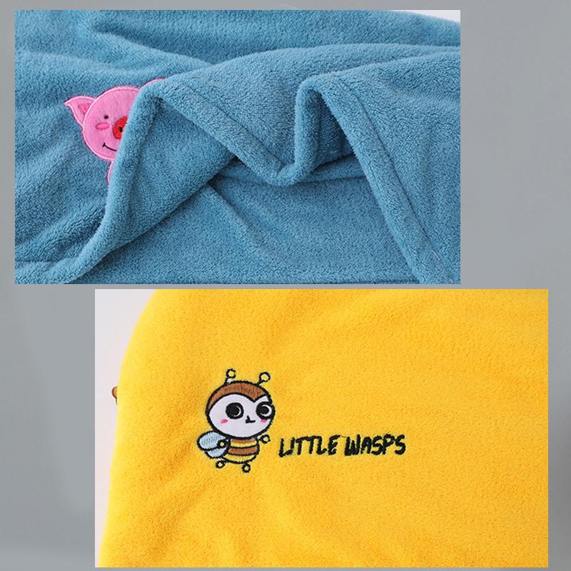 Волшебная шапочка для душа из микрофибры, двухслойное вышитое полотенце, шапочки для ванны, шапочка для сухих волос, быстросохнущая мягкая шапочка для леди, тюрбан