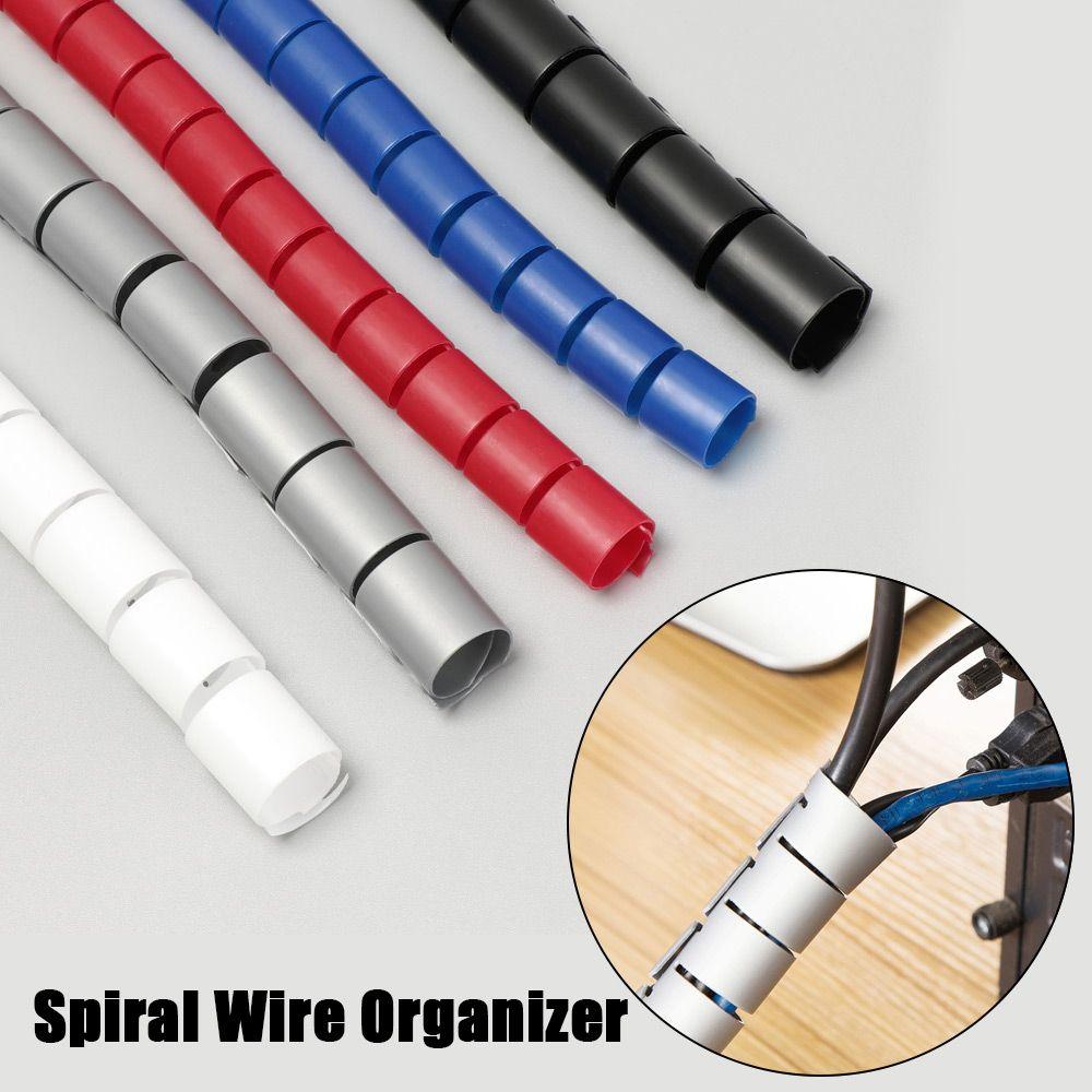 Sleeves Wrap Tube Cable Holder Pipe Protection Wire Protector Line Organizer Spiral Wire Organizer