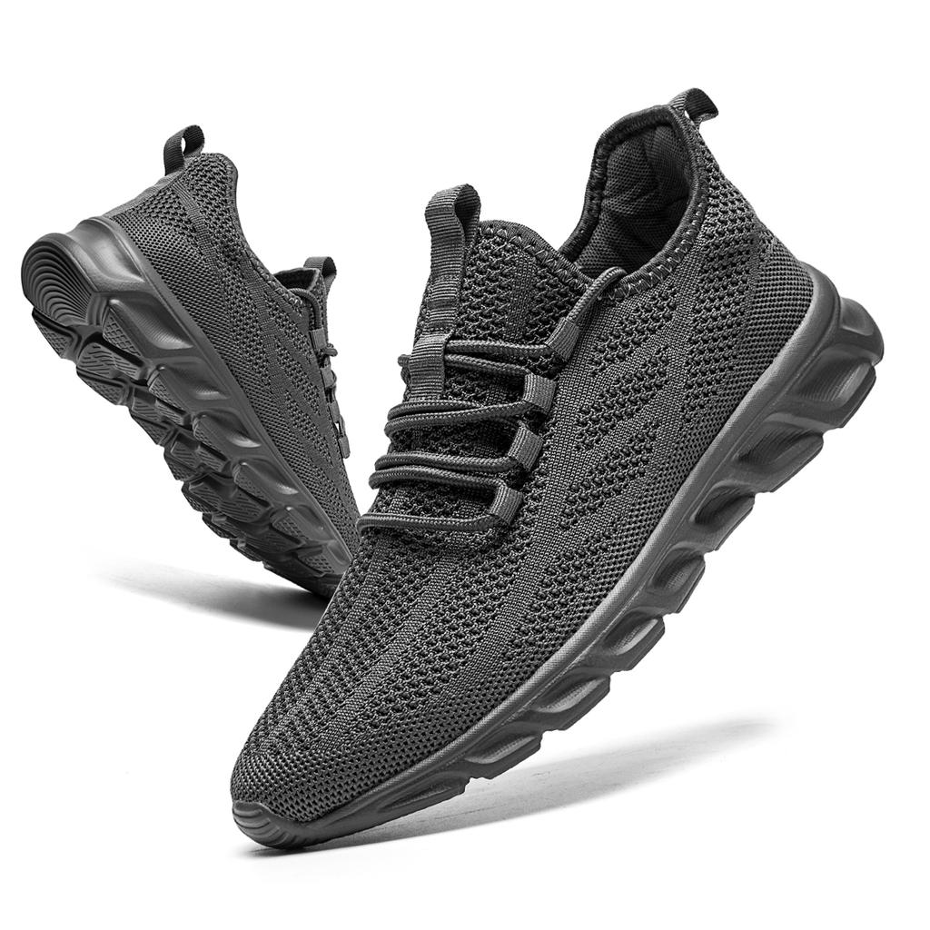 Fashion Fujeak 36-46 Women Casual Sneakers Men Sports Shoes Fashion Breathable Walking Mesh Flat Shoes Male Footwears Tenis Plus Size