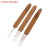 3Pcs/Lot Double Head Dreadlock Crochet Needle Hook Hair Extensions Weaving Tool