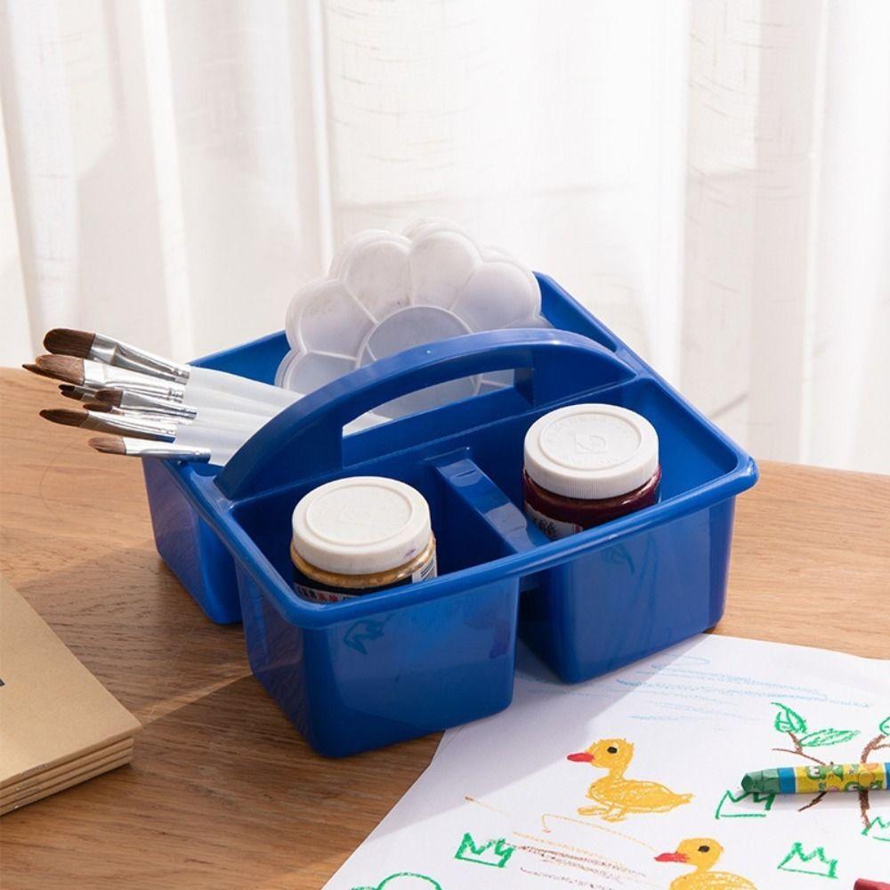 Desktop Organizer Desk Storage Box Basket Multifunctional Art Marker Organizer  Stationery