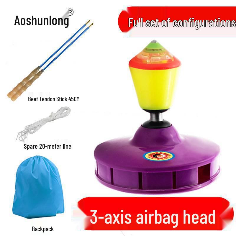 Diabolo Set: Sports Single Wheel, Spring-Loaded, Drop-Resistant with Stick, String & Backpack