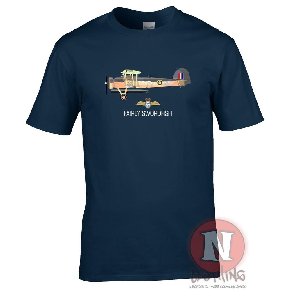 Fairey Swordfish TShirt Raf Fleet Air Arm Ww2 Fighter Aircraft