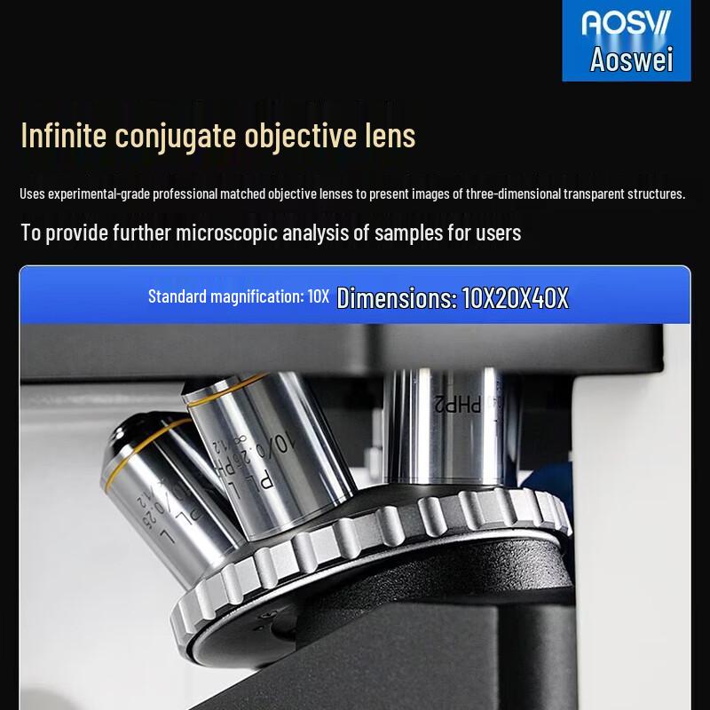 Research-Grade Inverted Biological Microscope