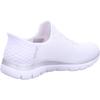 Sneakers Skechers white / silver Slips-In version