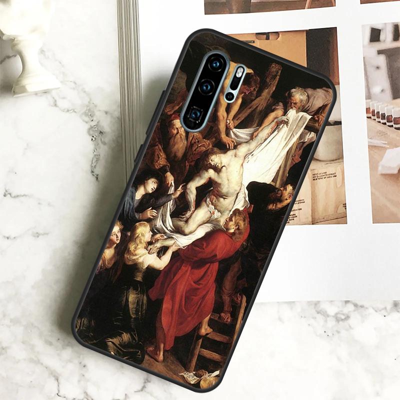 Эстетичный чехол в стиле Ренессанса для Huawei Nova 9 10 SE 3i 7i 11i 5T Y60 Y61 Y70 Y90 Y91 P20 P40 P30 Lite 11 Pro
