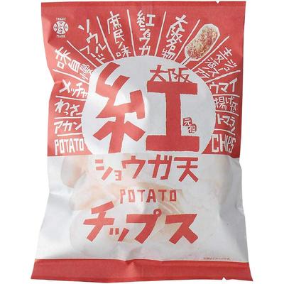 Упаковка идей Osaka beni ginger tempura картофельные чипсы 100 г x 15 шт.