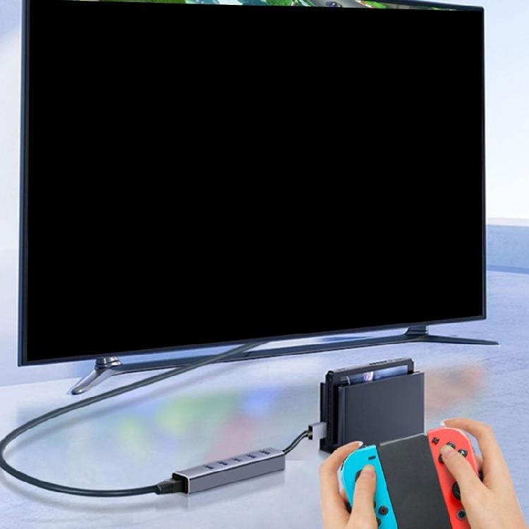 USB 3.0 на RJ45 Ethernet-адаптер с 3-портовым концентратором, подходит для компьютеров, высокоскоростное сетевое подключение на ПК, улучшает соединение