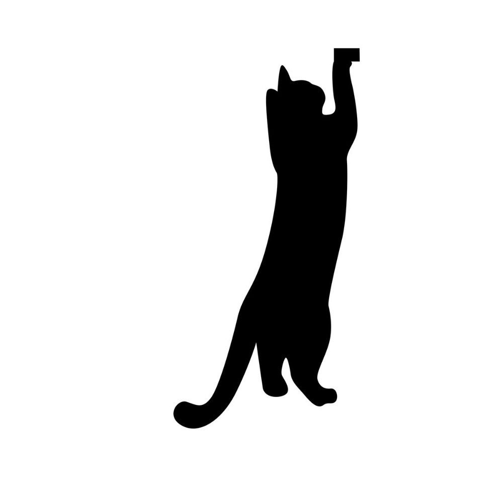 Набор из 5 шт. Металлический материал Металлическая закладка Кот Креативный стиль Милый дизайн Черный кот Закладки для книг Канцелярский товар Разделитель страниц книги