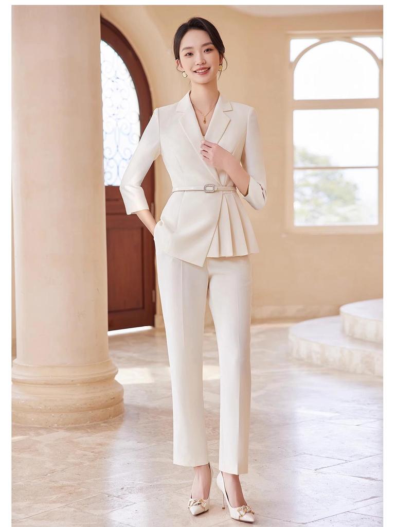 Aishangchen Women's Professional Suit Pants - Spring Style, Ideal for Workplace Interviews and Fashion-Forward Settings.