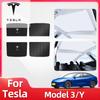 Автомобильная наклейка для Model 3 Model Y Козырек от солнца Улучшенная теплоизоляция Солнцезащитная пленка Козырек на люк Занавеска "Ледяной кристалл" Оптом