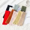Зимние женские носки с пятью пальцами, теплые, цветные, мягкие, удобные, чулочно-носочные изделия, женские тапочки, модные, повседневные, толстые, удобные носки
