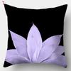 Taie D'oreiller Géométrique Violette, Housse De Coussin Décorative, Maison, Canapé, Carré