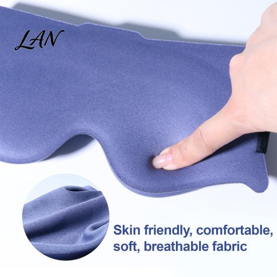Soft Sleeping Mask for Men Women Sleep Eye Women, Lash Extensions 3D Contoured Mask, Lightweight Bedroom Travel Blackout Night Blindfold Shade