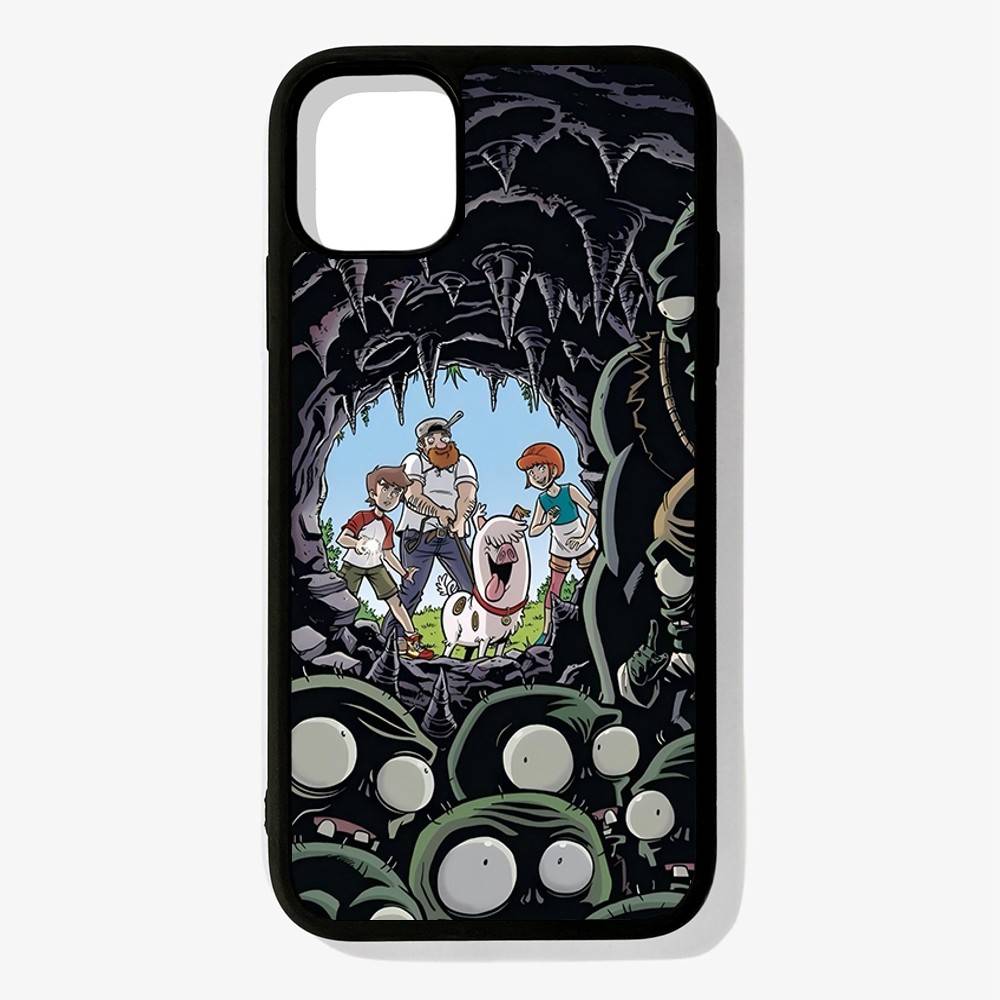Классическая игра P-Plants Vs Z-Zombies Для iPhone 17 16 15 14 13 12 11 Pro Max Plus Mini PC+TPU Задняя крышка для телефона