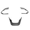 RHD Car Interior Steering Wheel Cover Trim Sticker Kits For Toyota Voxy Noah 90 Series  +ABS Carbon Fiber Accessories-M5