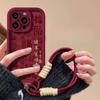 Всё Подходит для Шнурка для Чехла для Мобильного Телефона Apple 16 15 Тонкое Отверстие Противоударный 14 Мех 13 Силиконовый Матовый 12 Женский