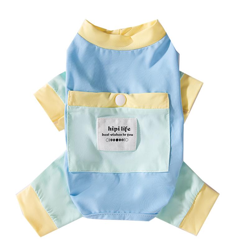 Летняя одежда для собак Тедди, чем медведь, защита от солнца, охлаждающая, цветовая гамма, четвероногая, для прогулок, одежда для питомцев, для собак средних и маленьких пород