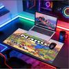 Custom Name Personalized Game Rainbow Friends Pattern Mousepad, Laptop PC Desk Mat, Decorative Desk Mat for Home Keyboard Pad Gift