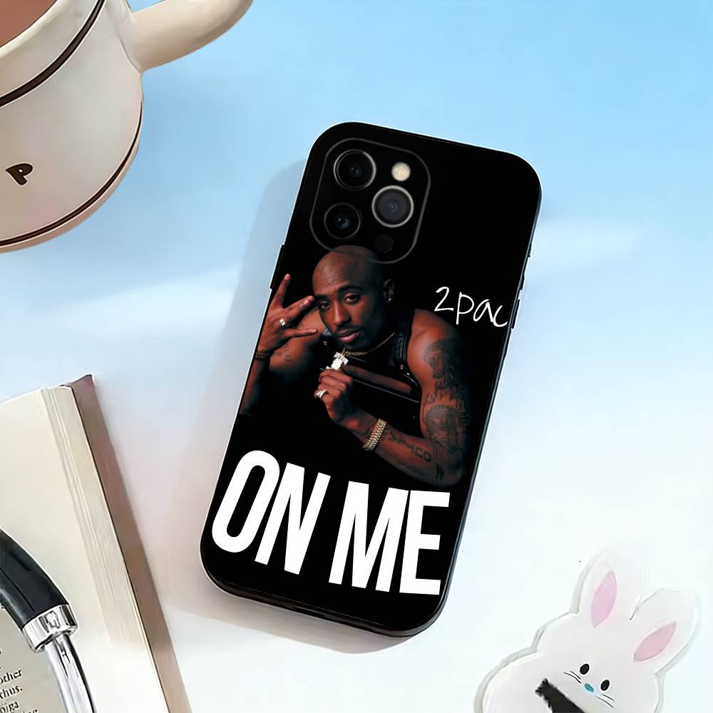 2pac Тупак Шакур R- Рэпер Чехол для телефона Силиконовый Мягкий Для IPhone 17 16 15 14 13 12 11 X XR Plus Pro Max Plus