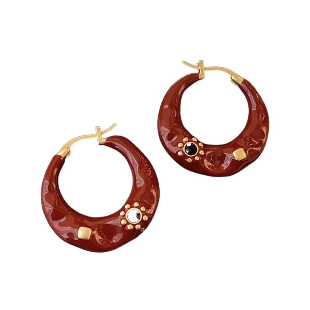 Серьги-кольца Niche, легкие, роскошные, женские, эстетичные, ретро, серьги, сувениры для вечеринок