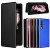 Carbon Fiber For Samsung Galaxy Z Fold 4 Case Magnetic Book Stand Flip Card Protective Wallet Leather Cover