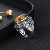 Серебряные кольца, натуральные 11X17 мм, овальное кольцо с тигровым глазом для женщин и мужчин, подарок, винтажное большое кольцо, ювелирные изделия
