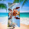 Zootopia Beach Towel Microfiber Bath Towel Kids Cartoon Week Judy Nick Quick Dry Towel
